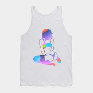 Romantic Girl Art Tank Top